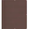 Image de vidaXL Écran de Balcon, Brise-Vue de Jardin, Écran de Protection, Écran d'Intimité Terrasse Extérieur, Marron 120x700 cm 100% Polyester Oxford