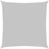 Image de vidaXL Voile d'ombrage Gris Clair 2x2 m 100% Polyester Oxford, bâche de Voile d'ombrage, auvent d'ombrage, auvent de fête, Voile d'ombrage de Patio