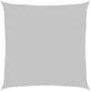 Image de vidaXL Voile d'ombrage Gris Clair 3x3 m 100% Polyester Oxford, bâche de Voile d'ombrage, auvent d'ombrage, auvent de fête, Voile d'ombrage de Patio