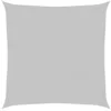 Image de vidaXL Voile d'ombrage Gris Clair 3,6x3,6 m 100% Polyester Oxford, bâche de Voile d'ombrage, auvent d'ombrage, auvent de fête