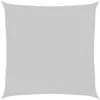 Image de vidaXL Voile d'ombrage Gris Clair 4x4 m 100% Polyester Oxford, bâche de Voile d'ombrage, auvent d'ombrage, auvent de fête, Voile d'ombrage de Patio