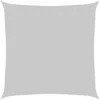 Image de vidaXL Voile d'ombrage Gris Clair 6x6 m 100% Polyester Oxford, bâche de Voile d'ombrage, auvent d'ombrage, auvent de fête, Voile d'ombrage de Patio