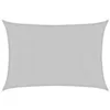 Image de vidaXL Voile d'ombrage Gris Clair 5x3 m 100% Polyester Oxford, bâche de Voile d'ombrage, auvent d'ombrage, auvent de fête, Voile d'ombrage de Patio
