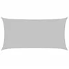 Image de vidaXL Voile d'ombrage Gris Clair 6x3 m 100% Polyester Oxford, bâche de Voile d'ombrage, auvent d'ombrage, auvent de fête, Voile d'ombrage de Patio