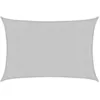 Image de vidaXL Voile d'ombrage Gris Clair 5x4 m 100% Polyester Oxford, bâche de Voile d'ombrage, auvent d'ombrage, auvent de fête, Voile d'ombrage de Patio