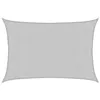 Image de vidaXL Voile d'ombrage Gris Clair 6x4 m 100% Polyester Oxford, bâche de Voile d'ombrage, auvent d'ombrage, auvent de fête, Voile d'ombrage de Patio