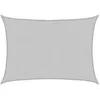 Image de vidaXL Voile d'ombrage Gris Clair 8x6 m 100% Polyester Oxford, bâche de Voile d'ombrage, auvent d'ombrage, auvent de fête, Voile d'ombrage de Patio