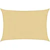 Image de vidaXL Voile d'ombrage Sable 3,5x2,5 m 100% Polyester Oxford, bâche de Voile d'ombrage, auvent d'ombrage, auvent de fête, Voile d'ombrage de Patio