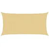 Image de vidaXL Voile d'ombrage Sable 5x2,5 m 100% Polyester Oxford, bâche de Voile d'ombrage, auvent d'ombrage, auvent de fête, Voile d'ombrage de Patio
