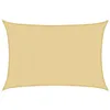 Image de vidaXL Voile d'ombrage Sable 4,5x3,5 m 100% Polyester Oxford, bâche de Voile d'ombrage, auvent d'ombrage, auvent de fête, Voile d'ombrage de Patio