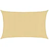 Image de vidaXL Voile d'ombrage Sable 8x5 m 100% Polyester Oxford, bâche de Voile d'ombrage, auvent d'ombrage, auvent de fête, Voile d'ombrage de Patio