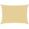 Image de vidaXL Voile d'ombrage Sable 8x6 m 100% Polyester Oxford, bâche de Voile d'ombrage, auvent d'ombrage, auvent de fête, Voile d'ombrage de Patio
