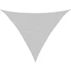 Image de vidaXL Voile d'ombrage Gris Clair 3,5x3,5x4,9 m 100% Polyester Oxford, bâche de Voile d'ombrage, auvent d'ombrage, auvent de fête