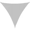 Image de vidaXL Voile d'ombrage Gris Clair 4x4x4 m 100% Polyester Oxford, bâche de Voile d'ombrage, auvent d'ombrage, auvent de fête, Voile d'ombrage de Patio