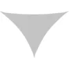 Image de vidaXL Voile d'ombrage Gris Clair 4x4x5,8 m 100% Polyester Oxford, bâche de Voile d'ombrage, auvent d'ombrage, auvent de fête