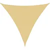 Image de vidaXL Voile d'ombrage Sable 4,5x4,5x4,5 m 100% Polyester Oxford, bâche de Voile d'ombrage, auvent d'ombrage, auvent de fête