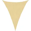 Image de vidaXL Voile d'ombrage Sable 4x5x5 m 100% Polyester Oxford, bâche de Voile d'ombrage, auvent d'ombrage, auvent de fête, Voile d'ombrage de Patio