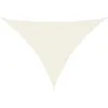 Image de vidaXL Voile d'ombrage crème 7x5x5 m 100% Polyester Oxford, bâche de Voile d'ombrage, auvent d'ombrage, auvent de fête, Voile d'ombrage de Patio