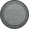 Image de vidaXL Tapis d'extérieur Gris Ø120 cm PP, Tapis de Jardin, Tapis de Sol, Moquette de Sol, carpette, Tapis de Patio, Tapis d'extérieur en polypropylène
