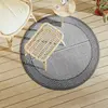 Image de vidaXL Tapis d'extérieur ARAKIL gris Ø120 cm PP