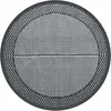 Image de vidaXL Tapis d'extérieur Gris Ø160 cm PP, Tapis de Jardin, Tapis de Sol, Moquette de Sol, carpette, Tapis de Patio, Tapis d'extérieur en polypropylène