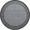 Image de vidaXL Tapis d'extérieur Gris Ø200 cm PP, Tapis de Jardin, Tapis de Sol, Moquette de Sol, carpette, Tapis de Patio, Tapis d'extérieur en polypropylène