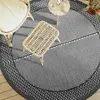 Image de vidaXL Tapis d'extérieur ARAKIL gris Ø200 cm PP