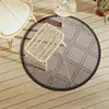 Image de vidaXL Tapis d'extérieur ARAKIL marron Ø120 cm PP