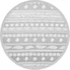 Image de vidaXL Tapis d'extérieur ARAKIL Gris Ø160 cm PP
