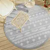Image de vidaXL Tapis d'extérieur ARAKIL gris Ø160 cm PP