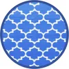 Image de vidaXL Tapis d'extérieur Bleu Ø120 cm PP, Tapis de Jardin, Tapis de Sol, Moquette de Sol, carpette, Tapis de Patio, Tapis d'extérieur en polypropylène