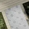 Image de vidaXL Tapis d'extérieur ARAKIL gris 80 x 150 cm PP