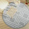 Image de vidaXL Tapis d'extérieur ARAKIL gris Ø160 cm PP