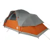 Image de vidaXL Tente Familiale à Dôme 9 Personnes, Tente d'Ombrage avec Sac de Transport, Auvent de Camping, Abri de Jardin, Orange Imperméable