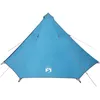 Image de vidaXL Tente familiale tipi 8 Personnes Bleu imperméable