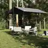 Image de vidaXL Bâche de camping gris et orange 300x294 cm imperméable