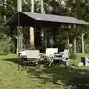 Image de vidaXL Bâche de camping gris et orange 360x294 cm imperméable