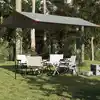 Image de vidaXL Bâche de camping gris et orange 400x294 cm imperméable