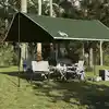 Image de vidaXL Bâche de camping vert 430x380x210 cm imperméable