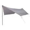 Image de vidaXL Bâche de Camping, Toile de Tente, Bâche de Protection, Bâche de Tente, Toile d'Abri Randonnée, Orange 430x380x210 cm Imperméable