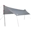 Image de vidaXL Bâche de Camping, Toile de Tente, Bâche de Protection, Bâche de Tente, Toile d'Abri Randonnée, Orange 460x305x210 cm Imperméable