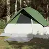 Image de vidaXL Tente de camping à dôme 3 personne vert imperméable