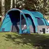 Image de vidaXL Tente familiale 6 personnes bleu imperméable