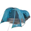 Image de vidaXL Tente familiale Tunnel 8 Personnes Bleu imperméable