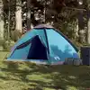 Image de vidaXL Tente de camping à dôme 2 personnes bleu imperméable