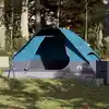 Image de vidaXL Tente de camping à dôme 2 personnes bleu imperméable