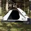 Image de vidaXL Tente de camping à dôme 2 personnes tissu occultant imperméable