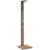 Image de vidaXL Douche d'extérieur Gris 50x55x224 cm résine tressée Bois Acacia