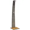 Image de vidaXL Douche d'extérieur Gris 55x60x224 cm résine tressée Bois Acacia