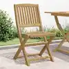 Image de vidaXL Chaises pliables de jardin lot de 2 bois massif d'acacia
